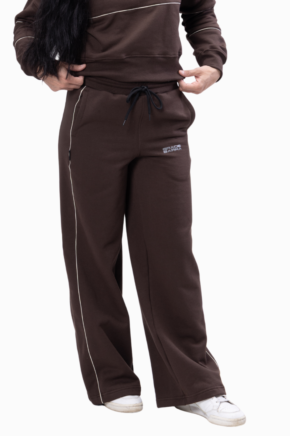 Calça Feminina Stacked - Marrom