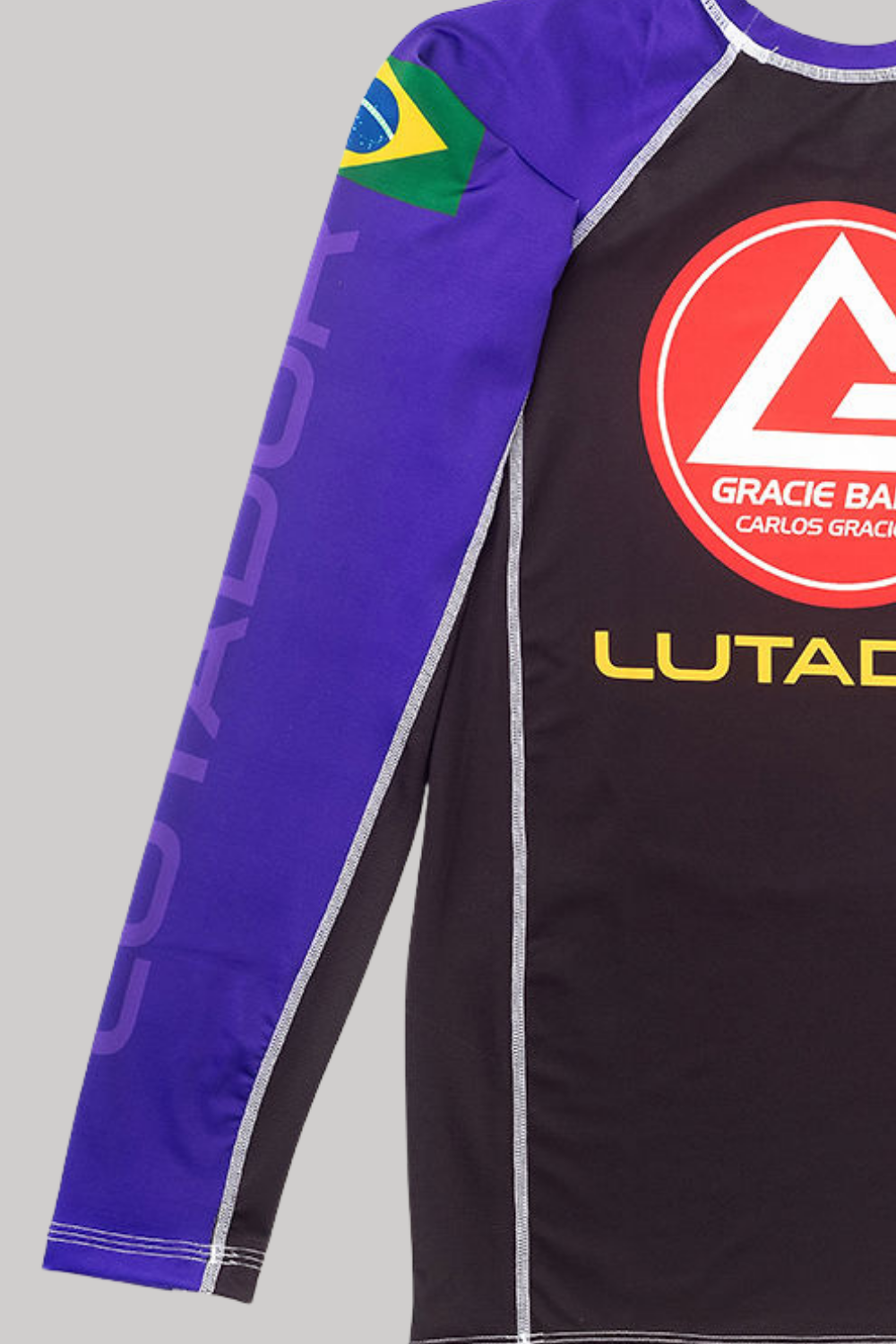 Rashguard Ranqueada M/L Lutador - Roxa