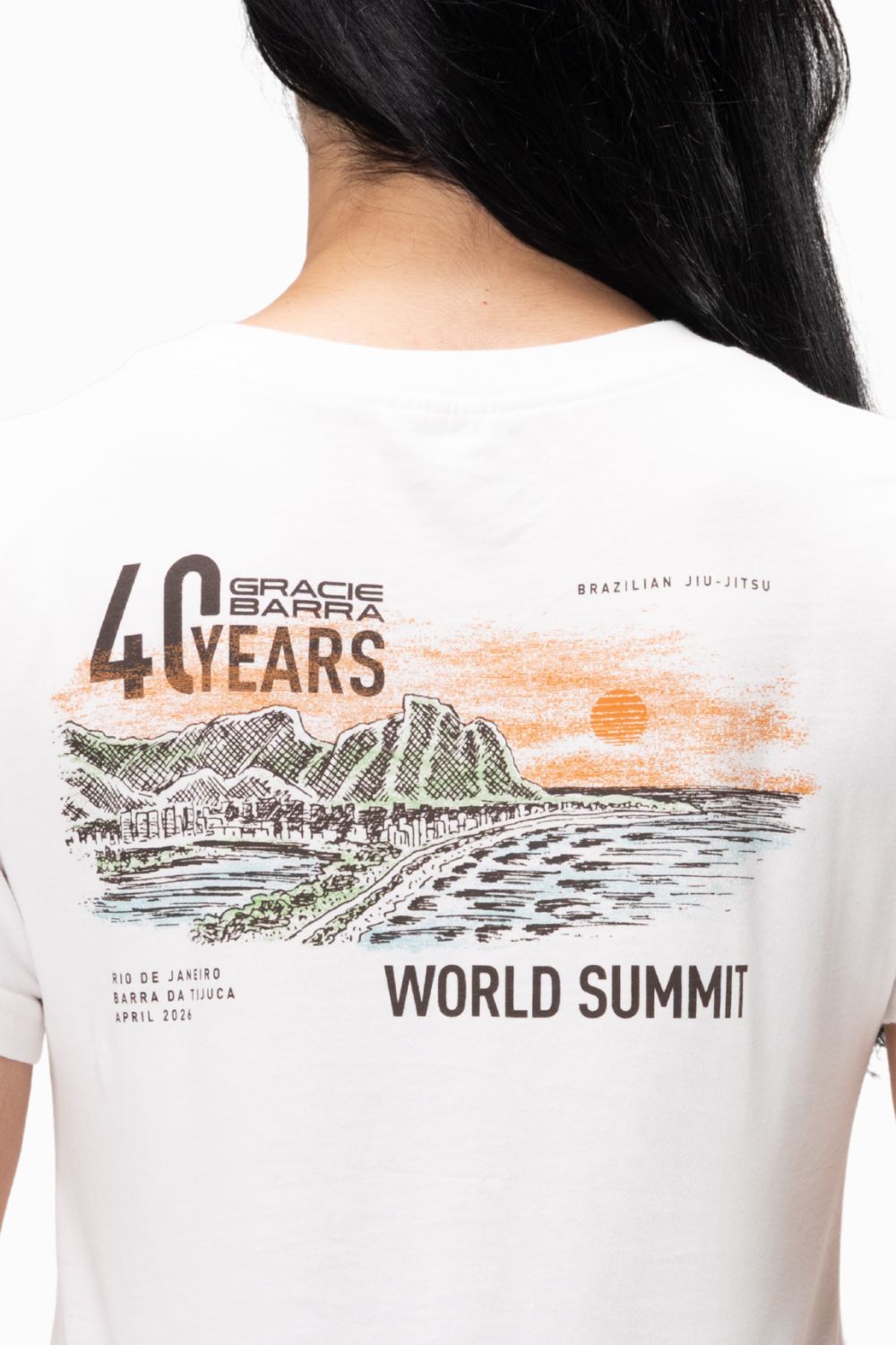 Camiseta GB World Summit Feminina - Off White