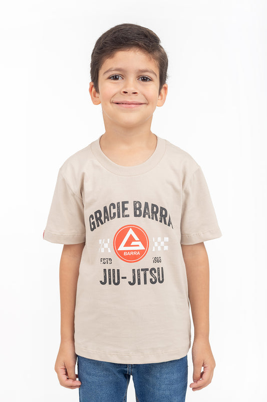 Camiseta Infantil Ready Set Roll - Bege