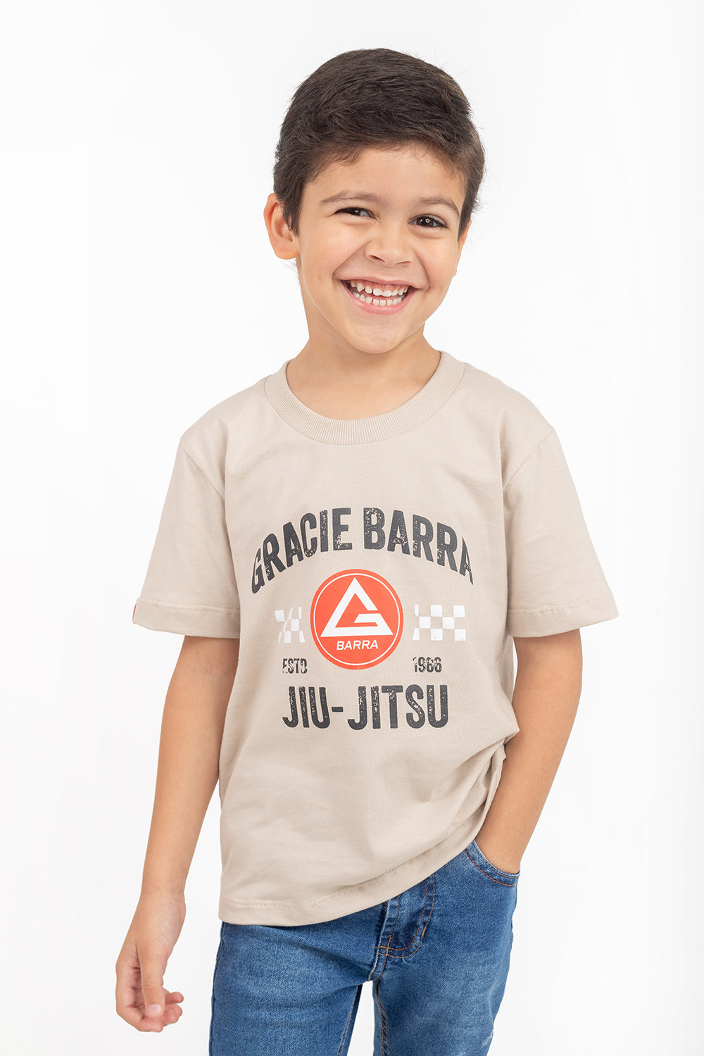 Camiseta Infantil Ready Set Roll - Bege