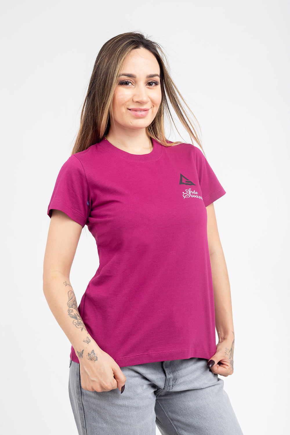 Camiseta Arte Suave V3 Feminina - Rosa