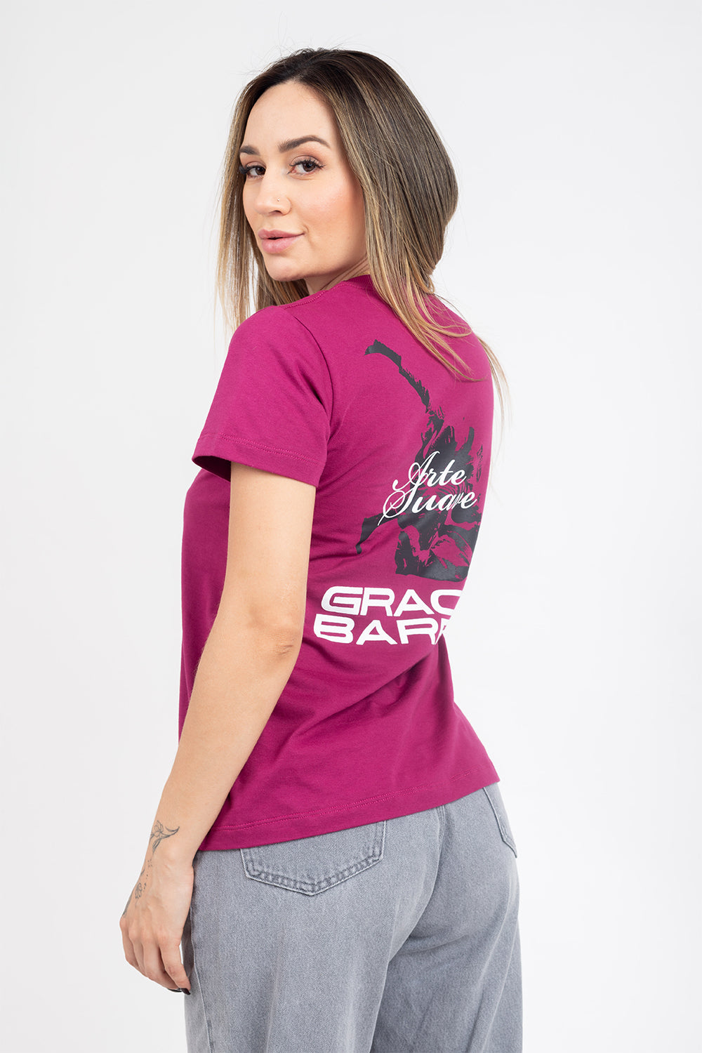 Camiseta Arte Suave V3 Feminina - Rosa