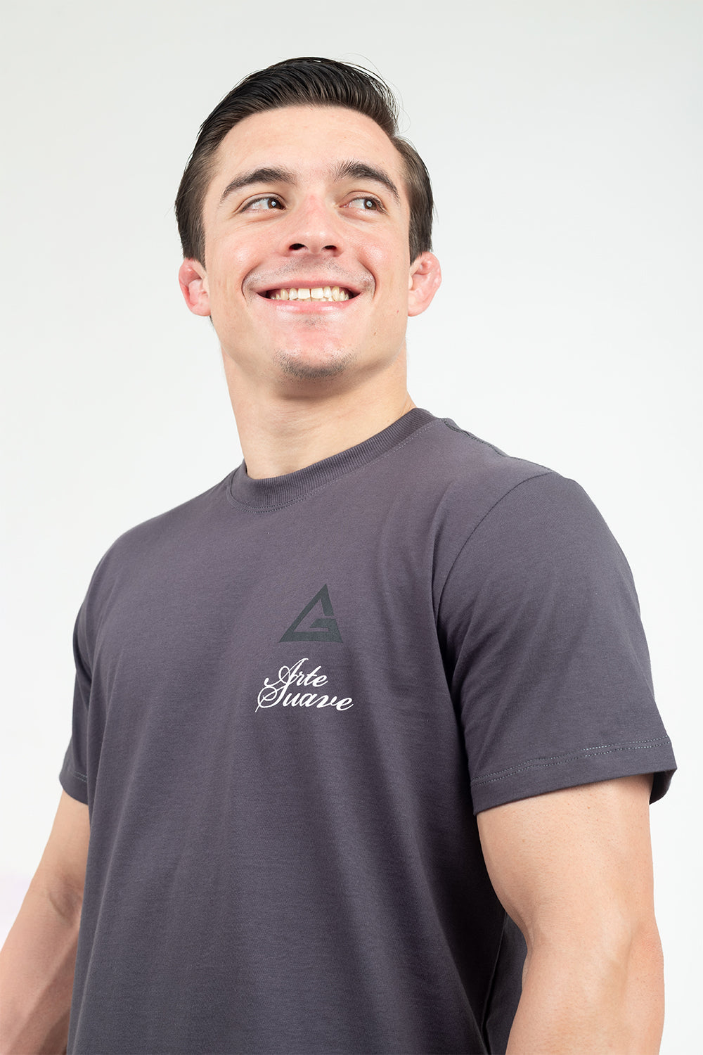 Camiseta Arte Suave V3 - Cinza
